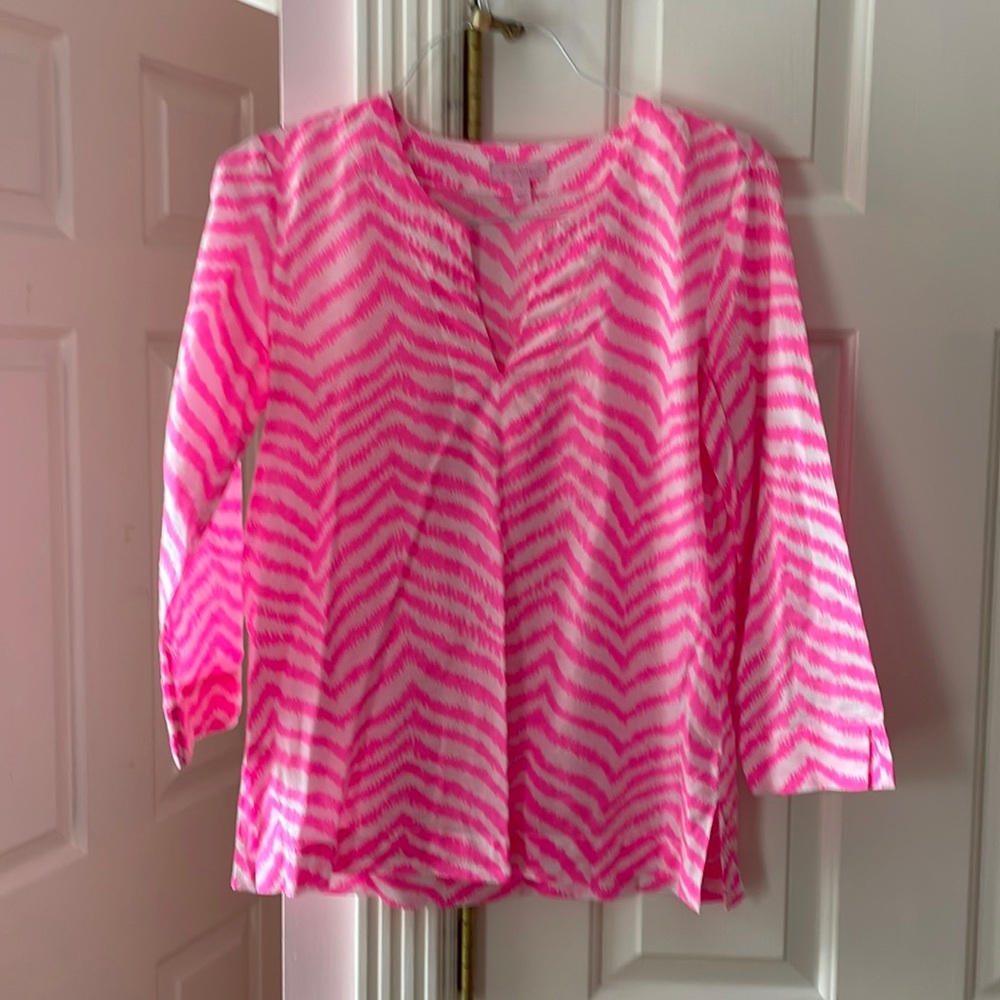 Ladies Lilly Pulitzer Zebra Stripe Tunic